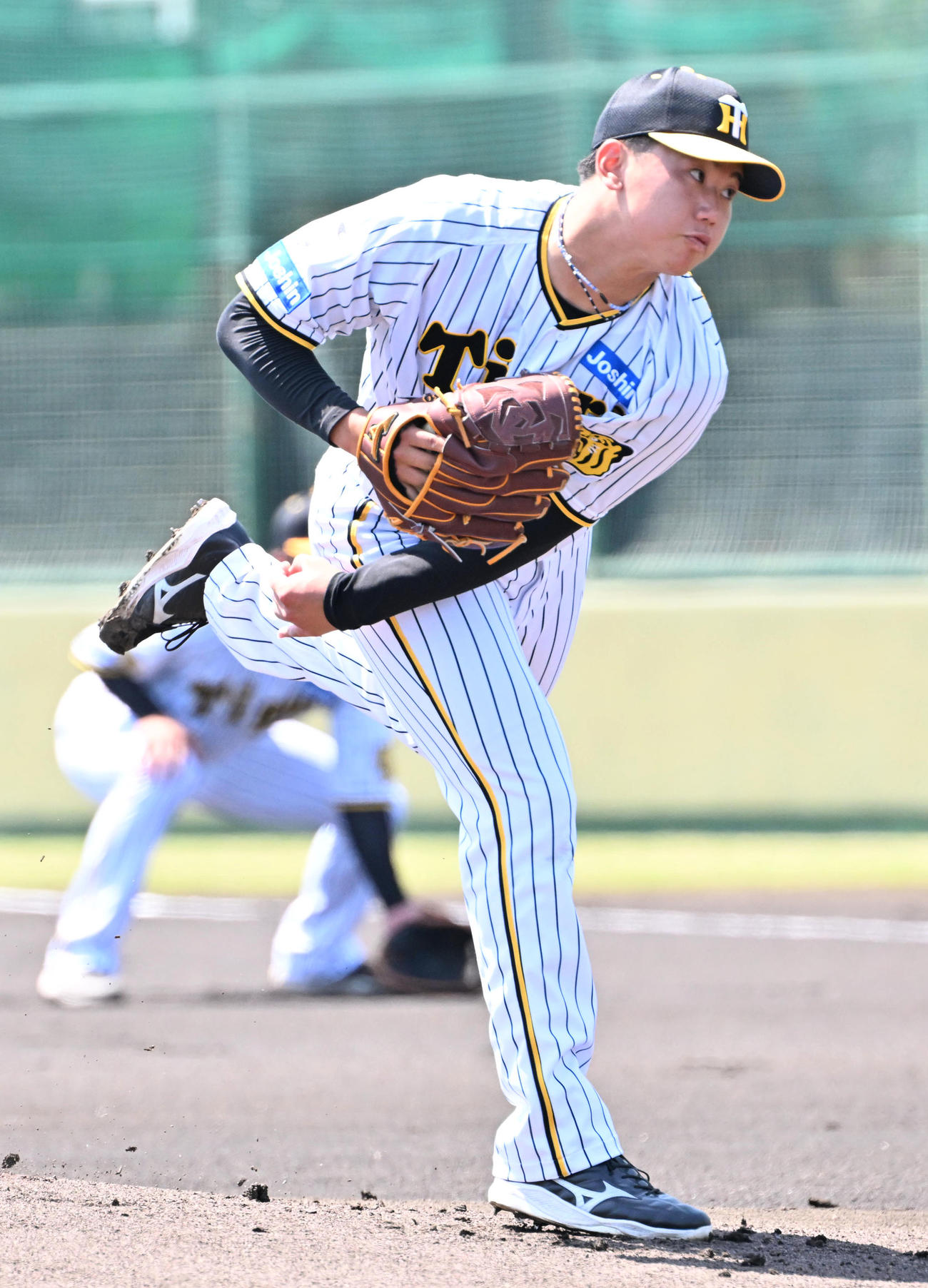 阪神対ソフトバンク　阪神先発の門別（撮影・石井愛子）
