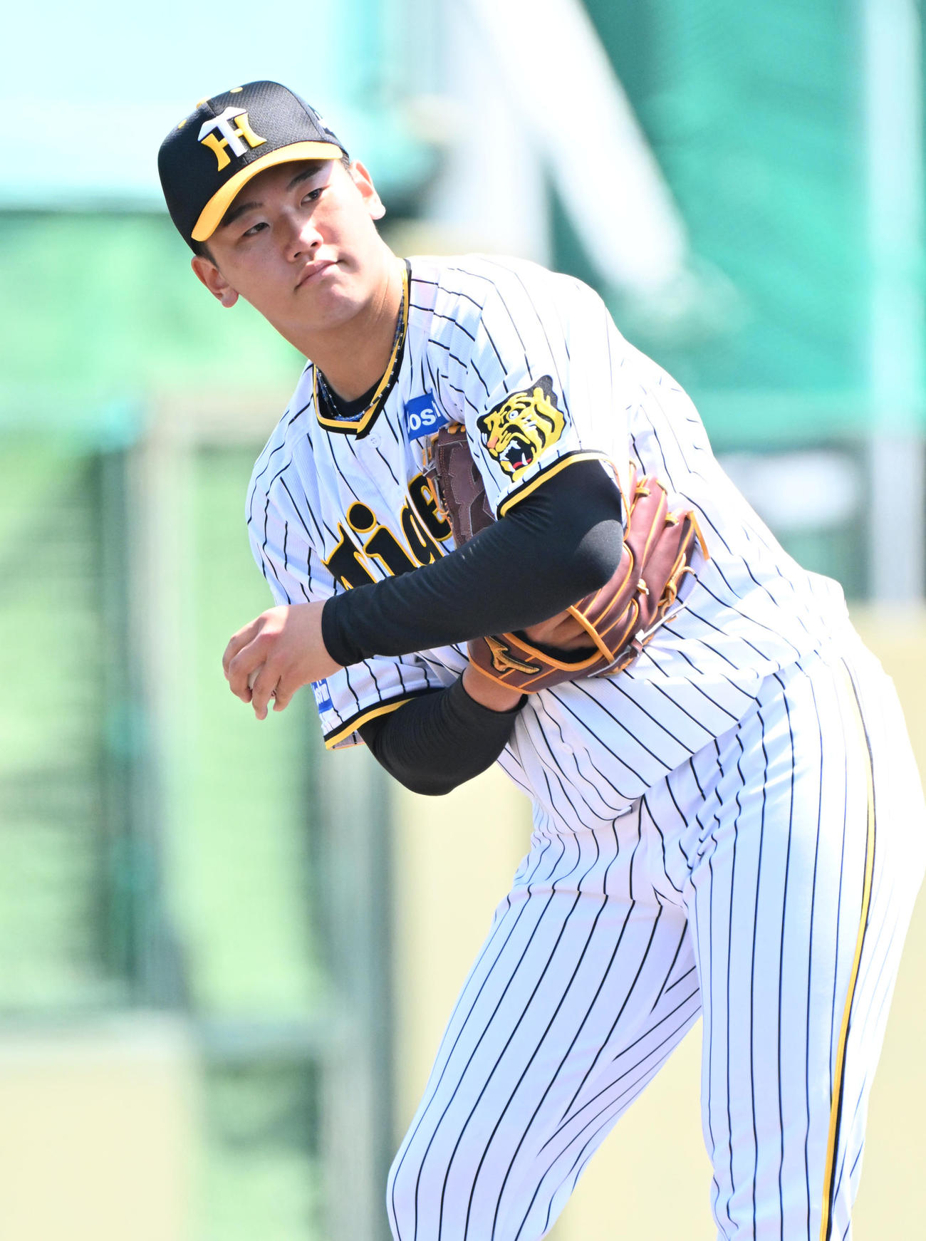 阪神対ソフトバンク　阪神先発の門別（撮影・石井愛子）