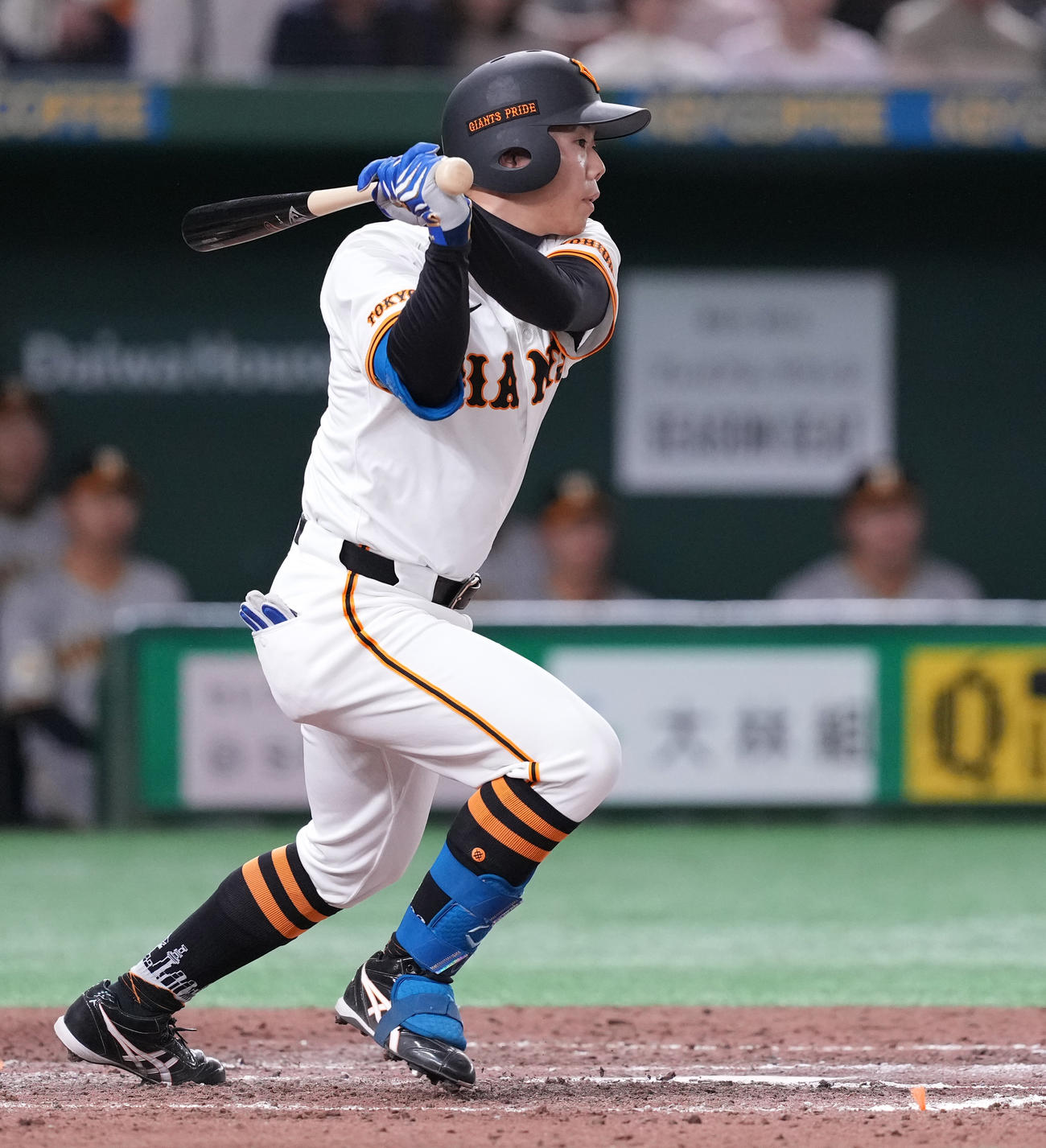 巨人松原聖弥（2024年3月撮影）
