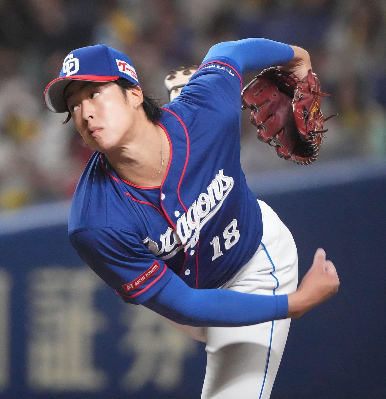 中日梅津晃大（2024年4月14日撮影）