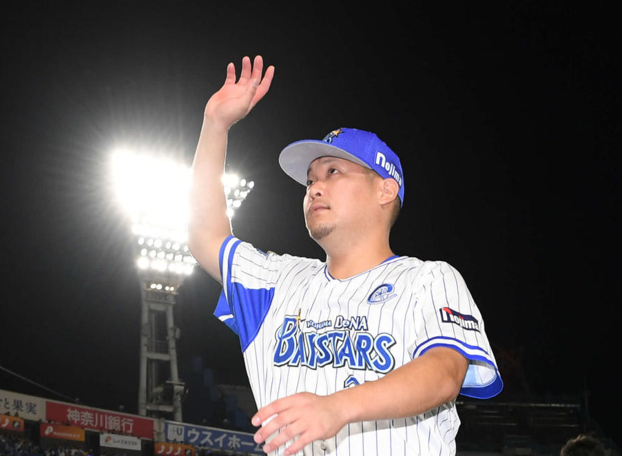 DeNA時代の筒香嘉智（2019年撮影）