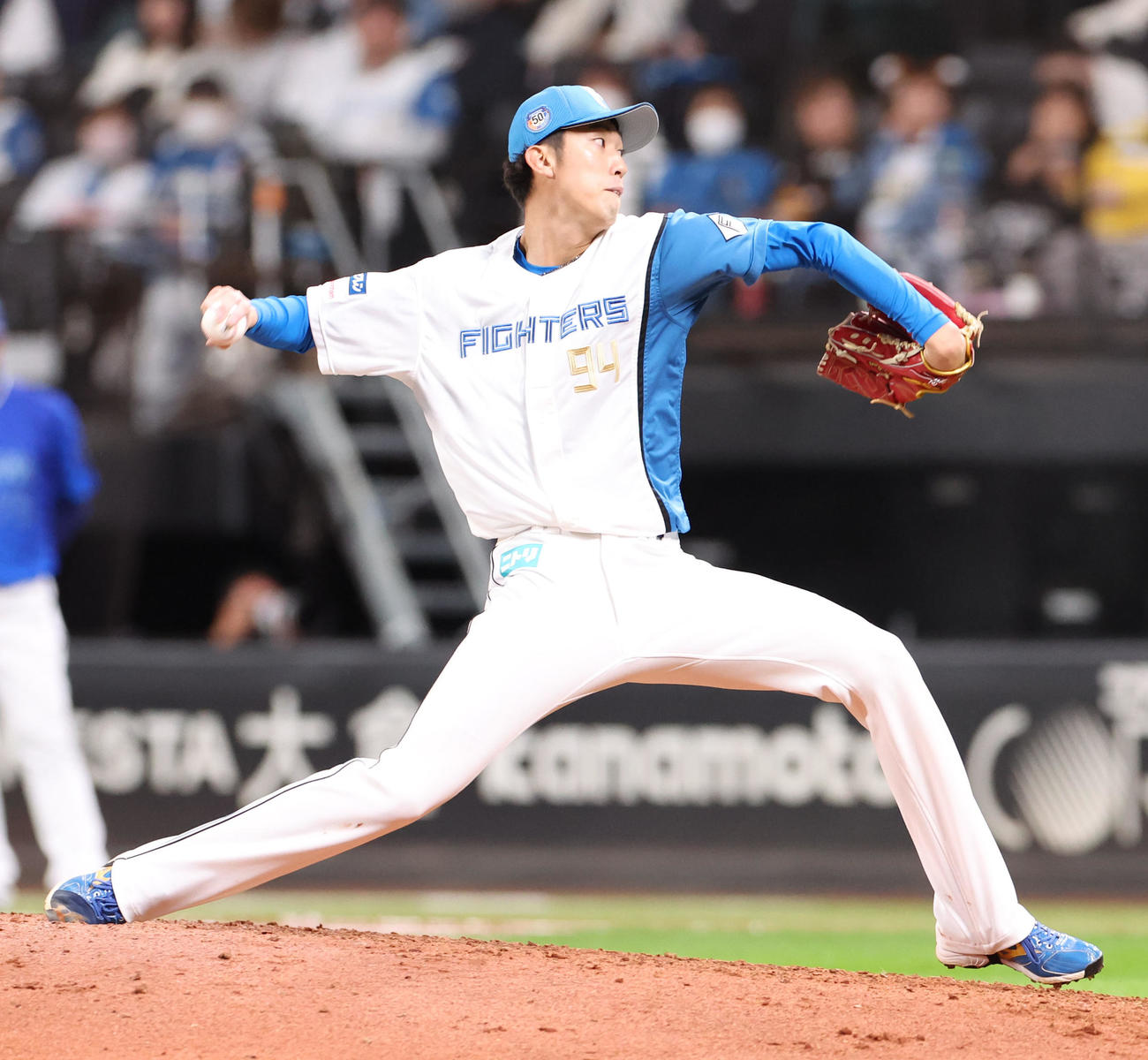 日本ハム福島蓮（2024年3月22日撮影）
