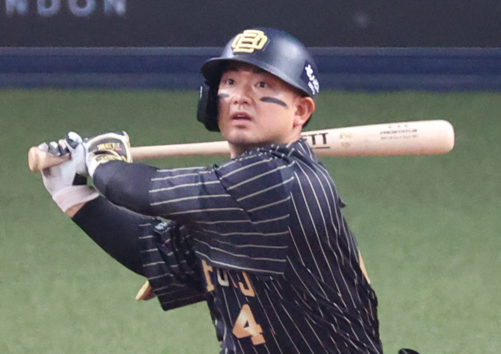 オリックス森友哉（2024年4月14日撮影）