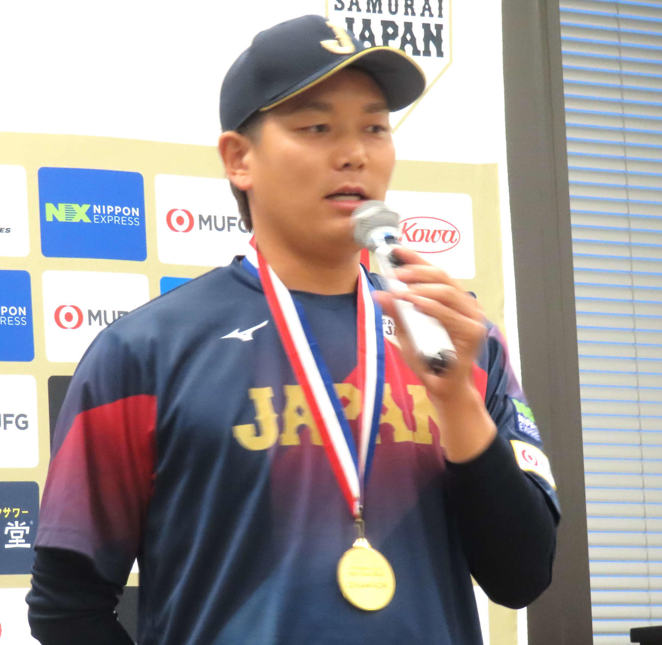 Baseball5日本代表で活躍した元巨人の辻東倫選手（撮影・黒須亮）