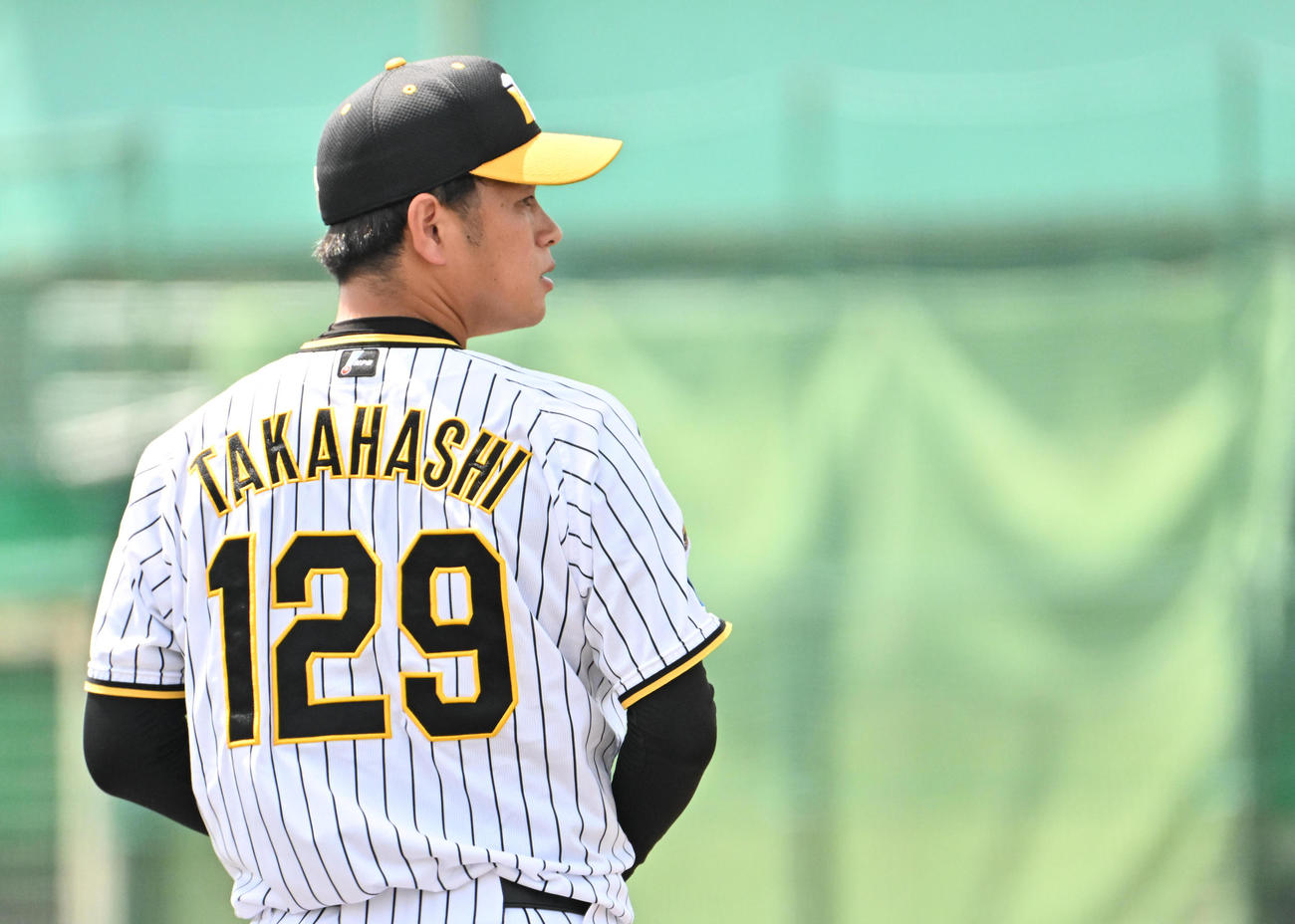 阪神対オリックス　阪神先発の高橋（撮影・石井愛子）