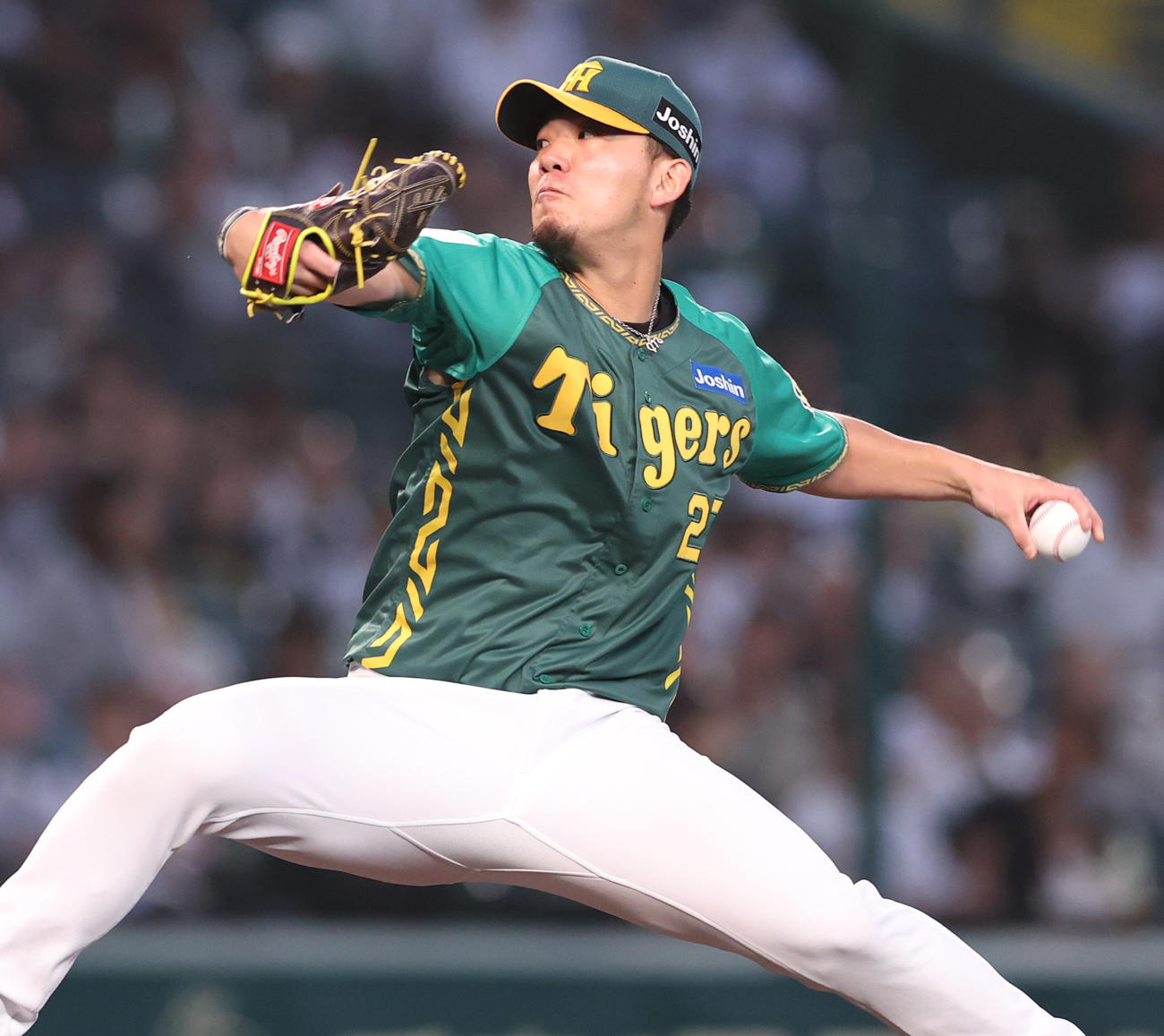 阪神対巨人　阪神先発の伊藤将（撮影・上山淳一）