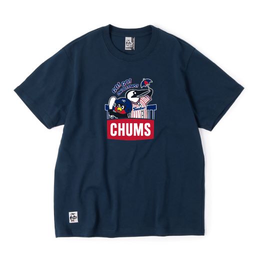 アウトドアカジュアルブランド「CHUMS」が冠協賛する5月11日のヤクルト－巨人でヤクルト×CHUMSのコラボグッズとして販売されるTシャツ