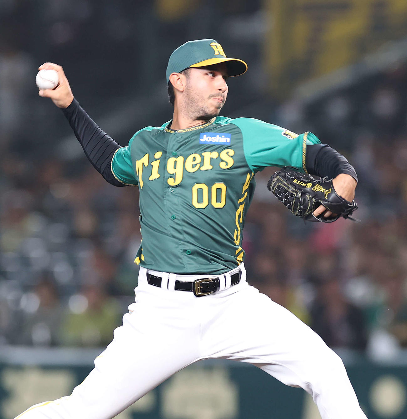 阪神対巨人　9回表に阪神4番手で登板したゲラ（撮影・河野匠）