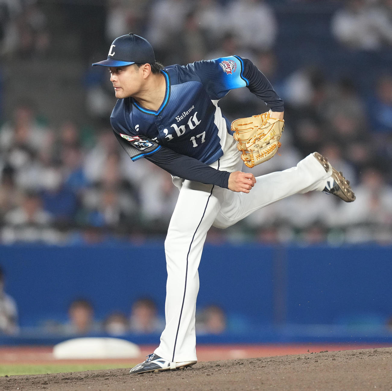 西武松本航（2024年4月17日撮影）