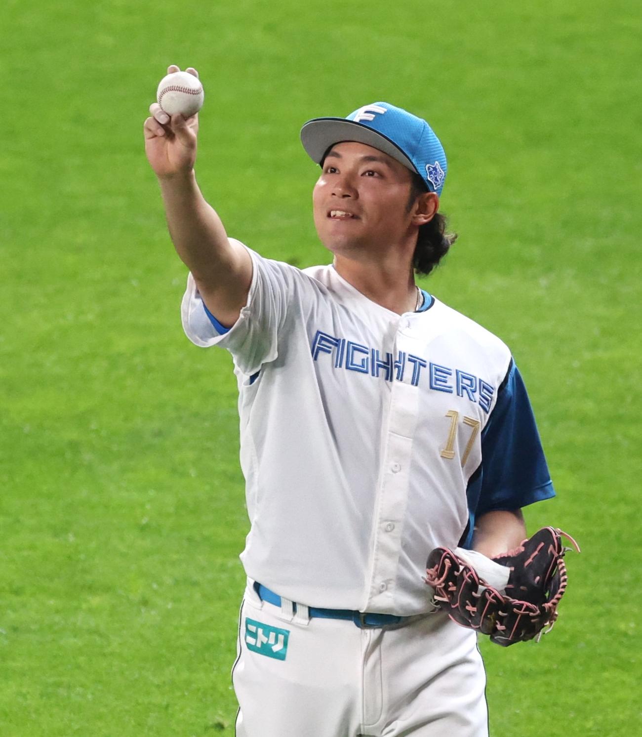 日本ハム伊藤大海（2024年4月17日撮影）
