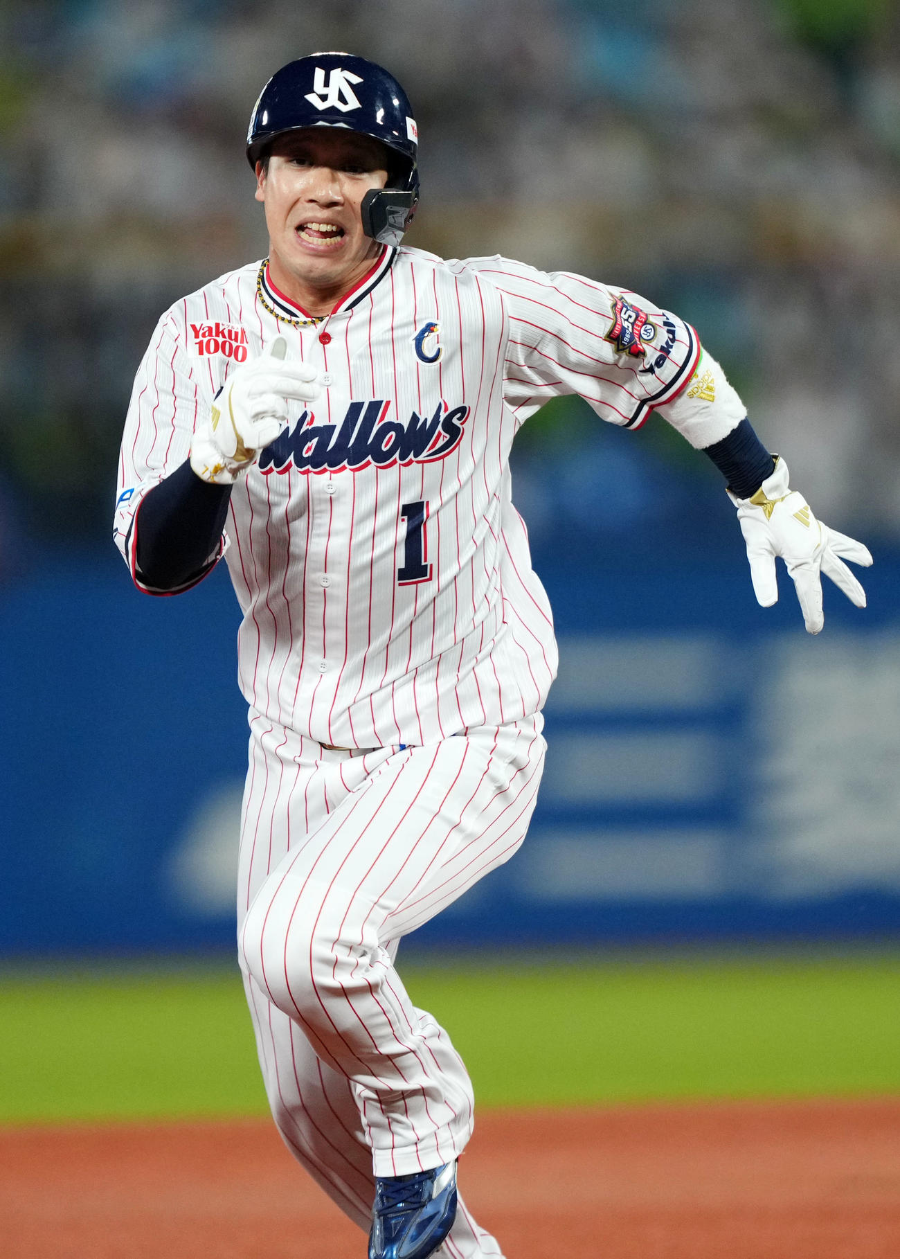ヤクルト山田哲人（2024年3月29日撮影）