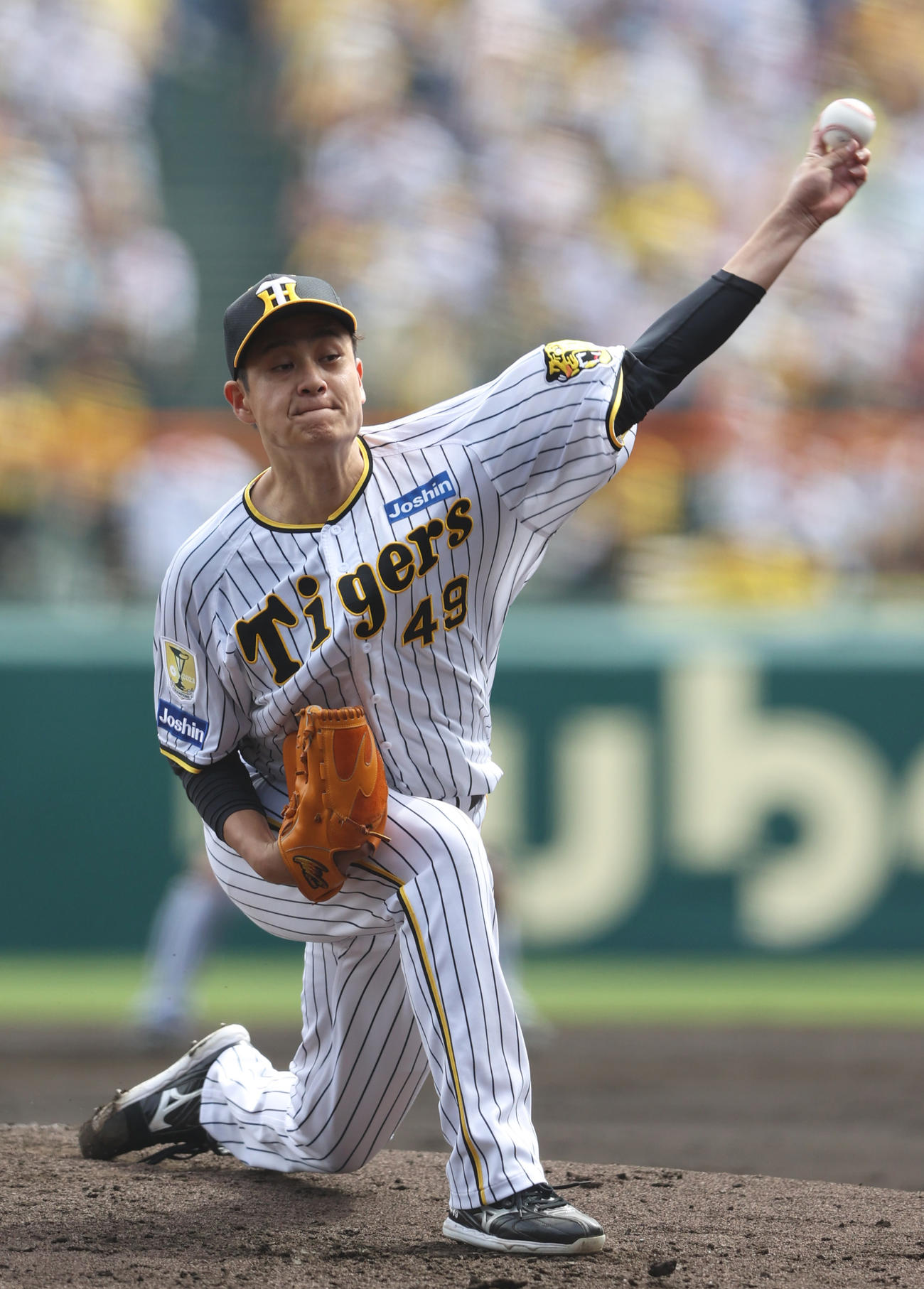 阪神対中日　阪神先発の大竹（撮影・上山淳一）