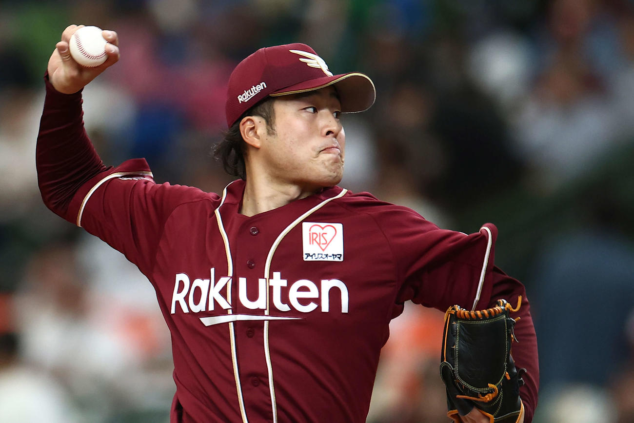 西武対楽天　2回裏、力投する瀧中（撮影・河田真司）