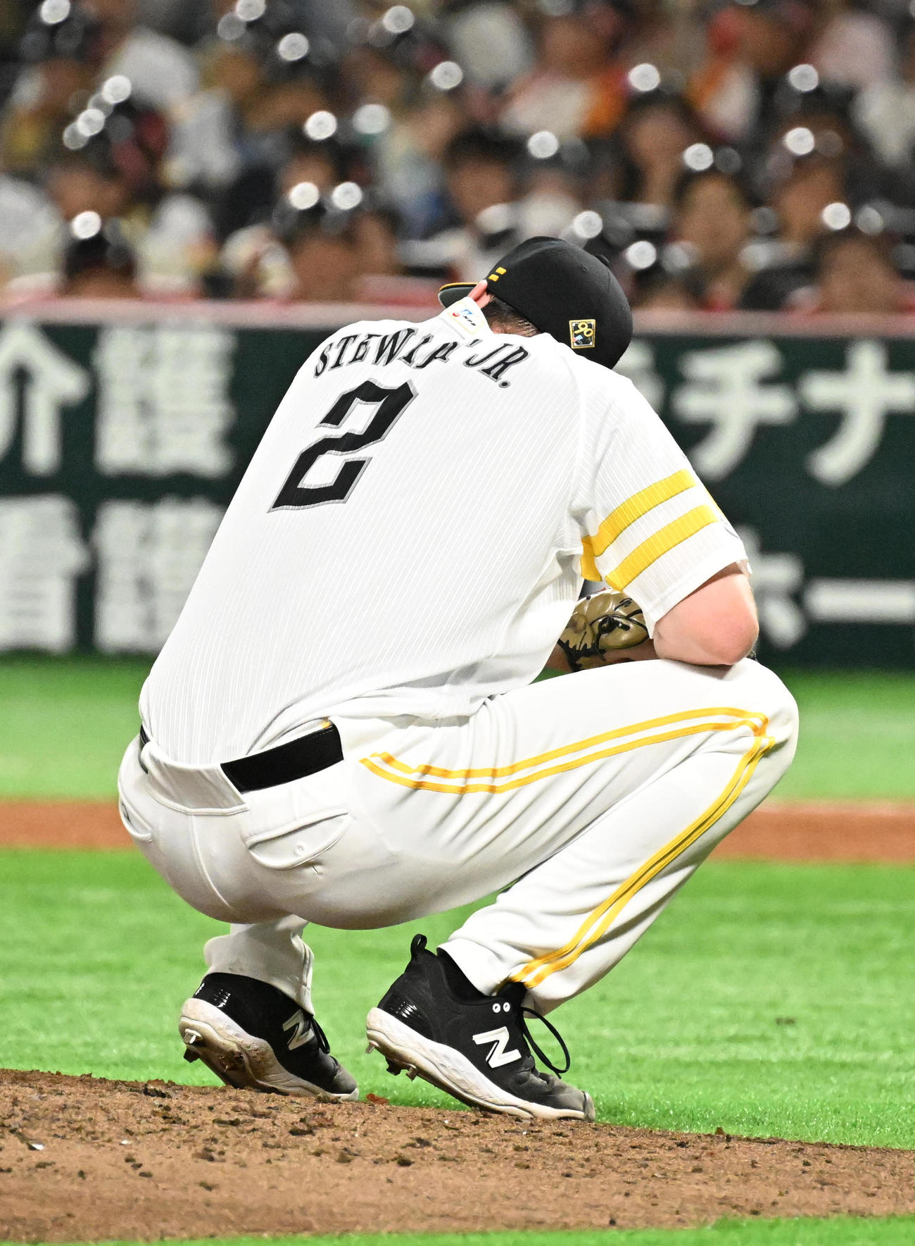 ソフトバンク対オリックス　先発・スチュワート（撮影・林敢治）
