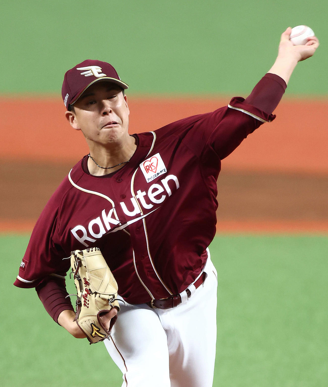 西武対楽天　先発登板する楽天藤井（撮影・河田真司）