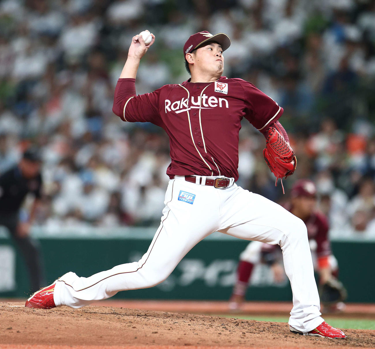 西武対楽天　8回裏、楽天4番手で登板する宋（撮影・河田真司）