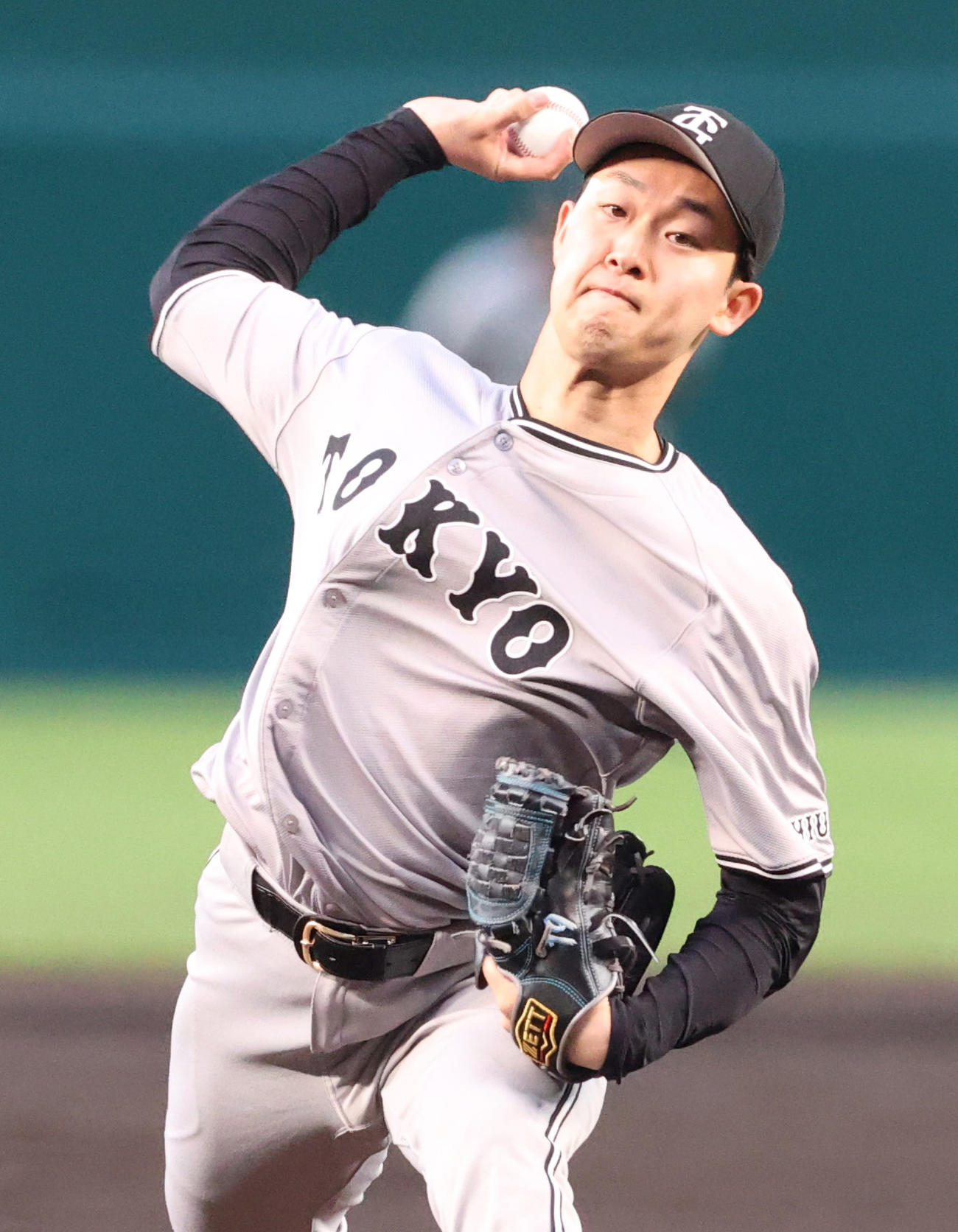 巨人山崎伊織（2024年4月16日撮影）