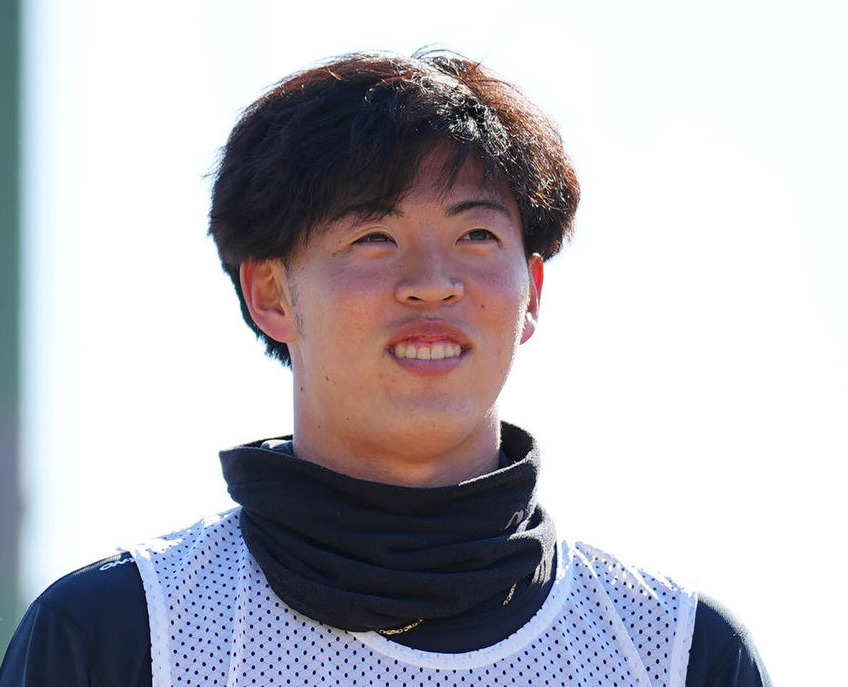 巨人ドラフト2位の森田駿哉（2024年1月13日撮影）