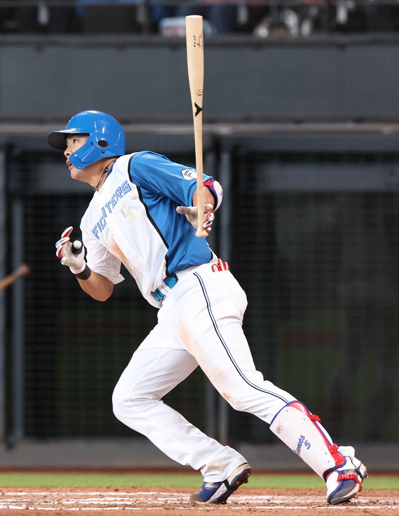 日本ハム野村佑希（2024年3月24日撮影）