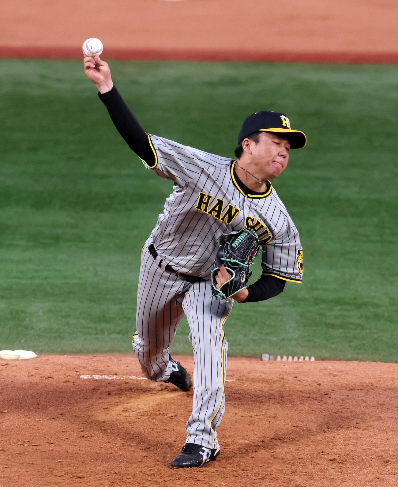 DeNA対阪神　DeNA戦に先発する村上（撮影・加藤哉）