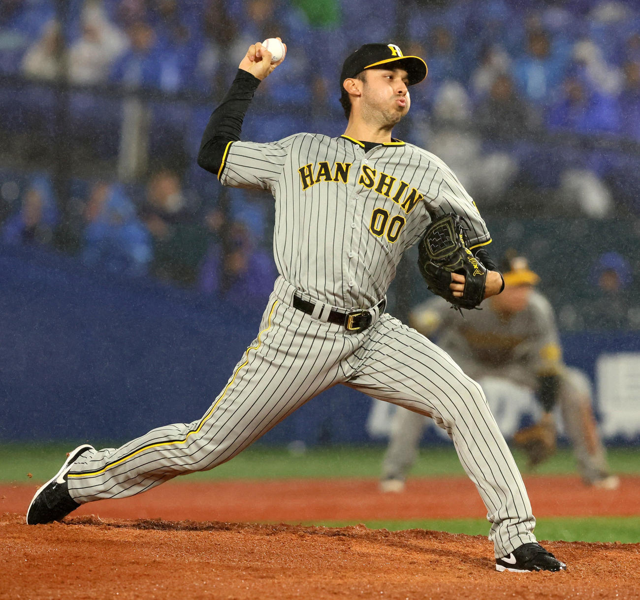 DeNA対阪神　9回裏に阪神3番手で登板したゲラ（撮影・加藤哉）