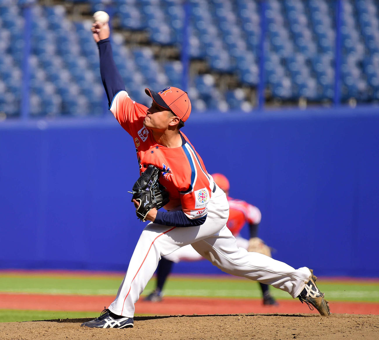 オイシックス対西武　5回無失点で初勝利を挙げたオイシックス先発の飯田
