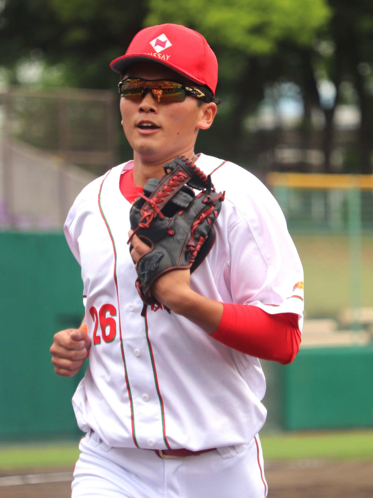 「8番・遊撃」で先発出場した、日本生命の新人・高田幸汰内野手（23＝関大）