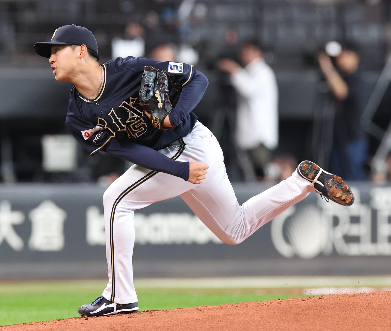 日本ハム対オリックス　オリックス先発の椋木（撮影・佐藤翔太）