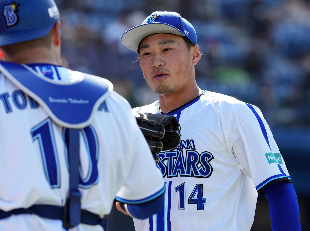 DeNA石田健大（2024年3月13日撮影）