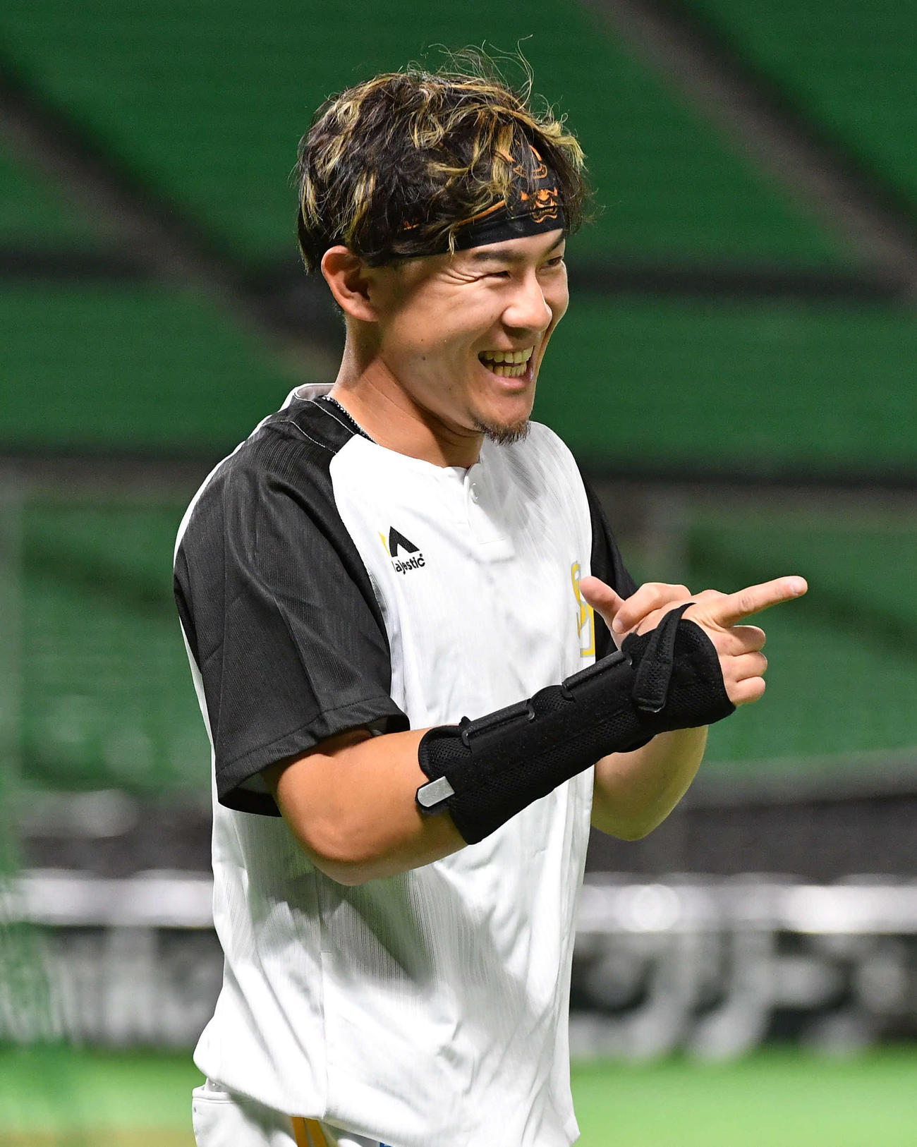 ソフトバンク牧原大成（2023年9月撮影）