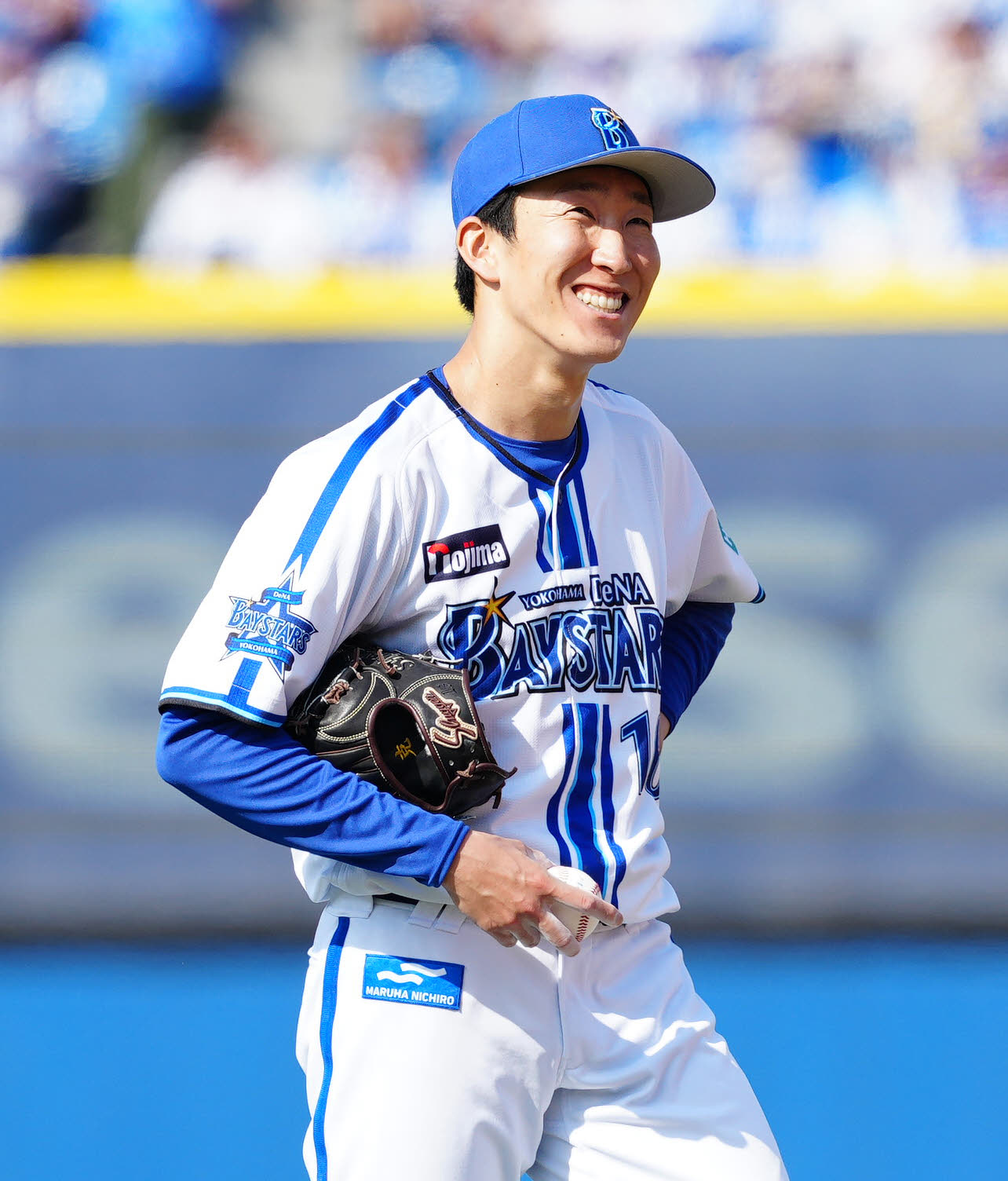 DeNA対巨人　4回表、ボークを取られたDeNA先発の大貫（撮影・江口和貴）