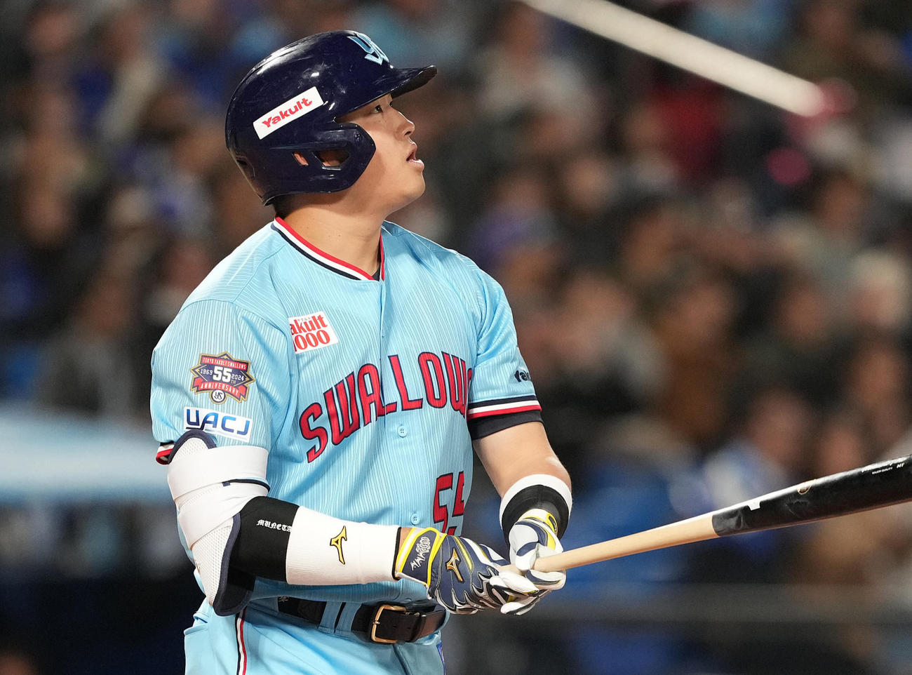ヤクルト村上宗隆（2024年4月19日撮影）