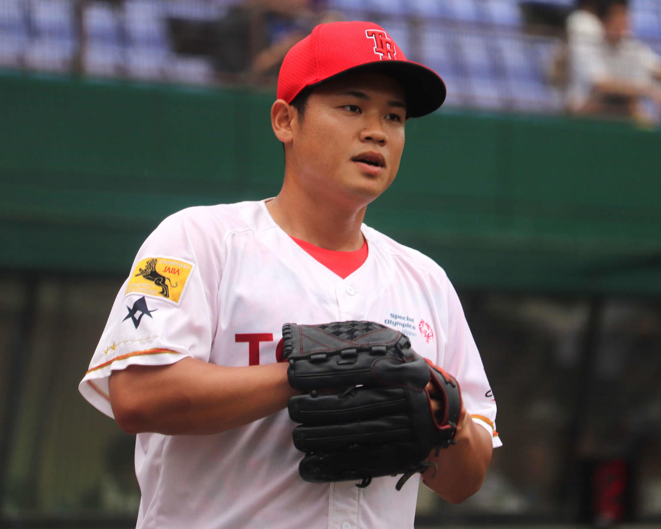 ヤマハ戦に出場し5番手で2回無失点のトヨタ自動車・細川拓哉投手（24＝東北福祉大）