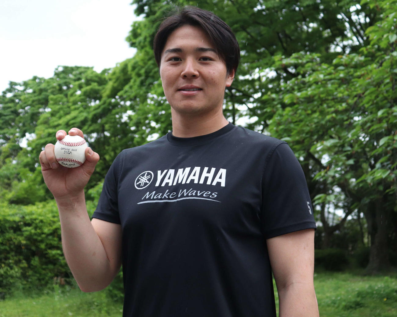 トヨタ自動車戦に出場し、5回に本塁打を放ったヤマハの網谷圭将外野手（26＝DeNA）
