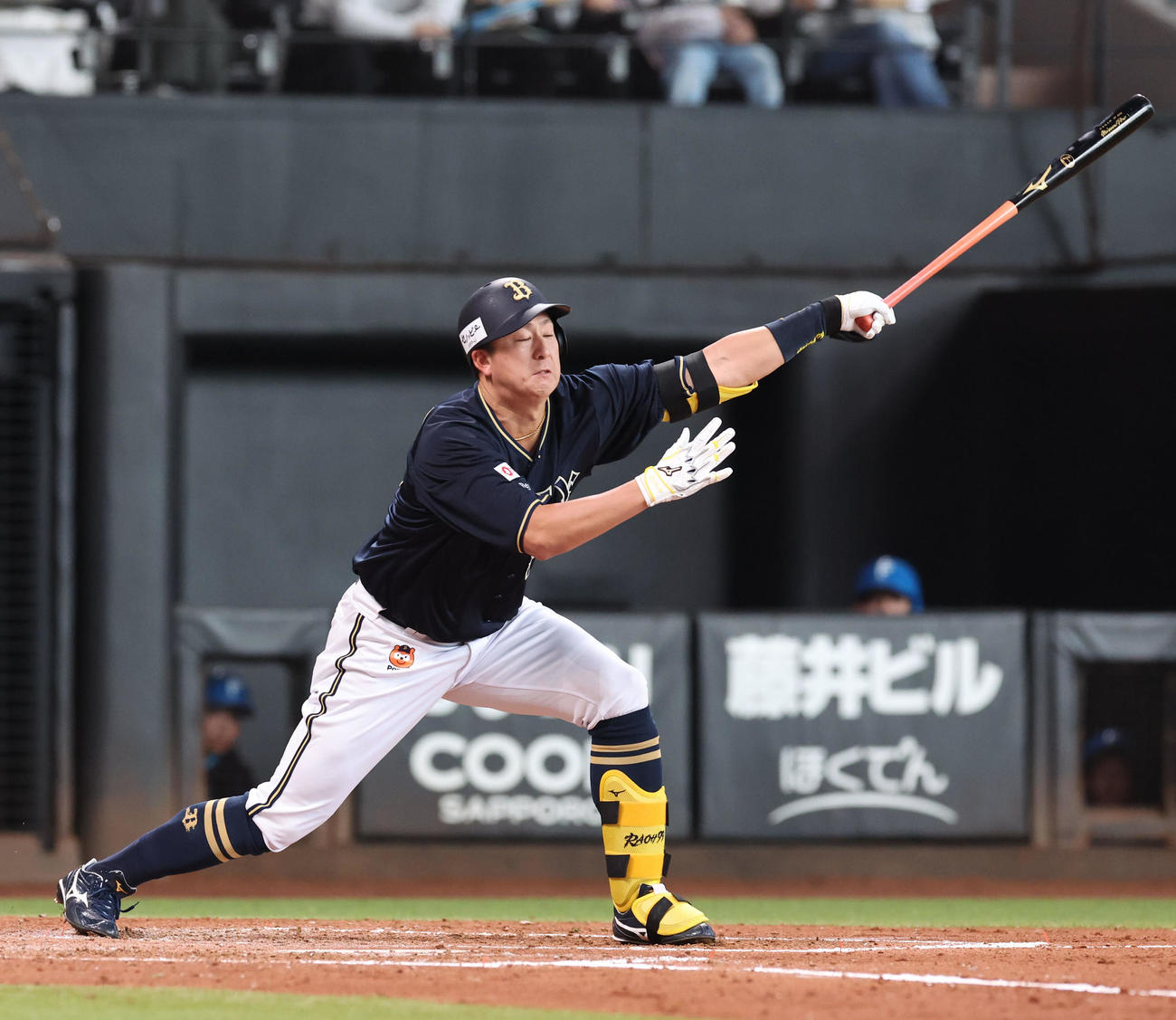 三振に倒れるオリックス杉本裕太郎（2024年4月27日撮影）