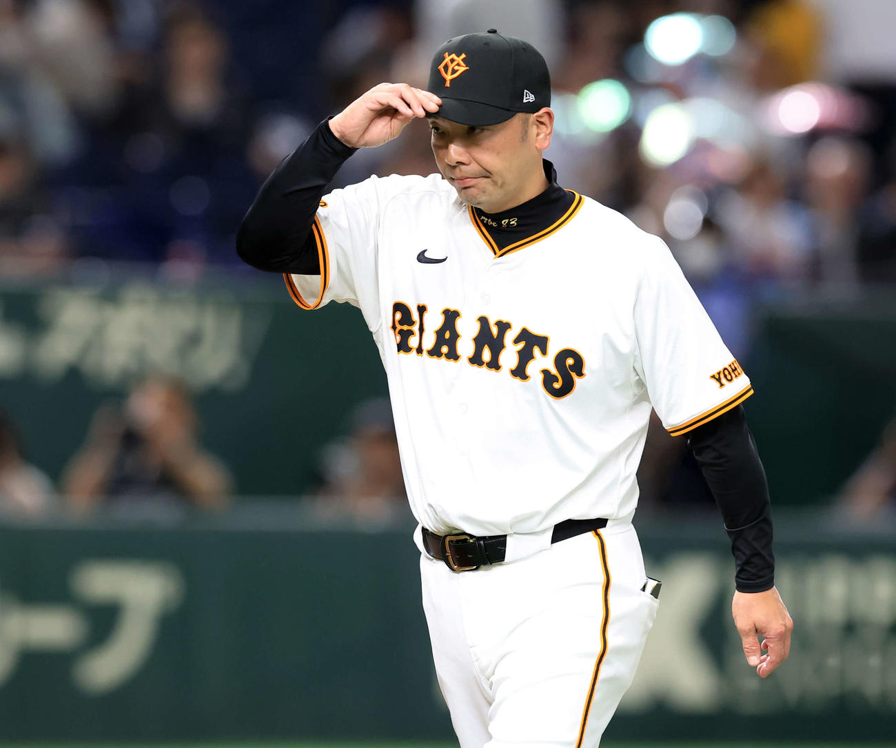 巨人対ヤクルト　3連敗を喫し、引き揚げる巨人阿部監督（撮影・浅見桂子）