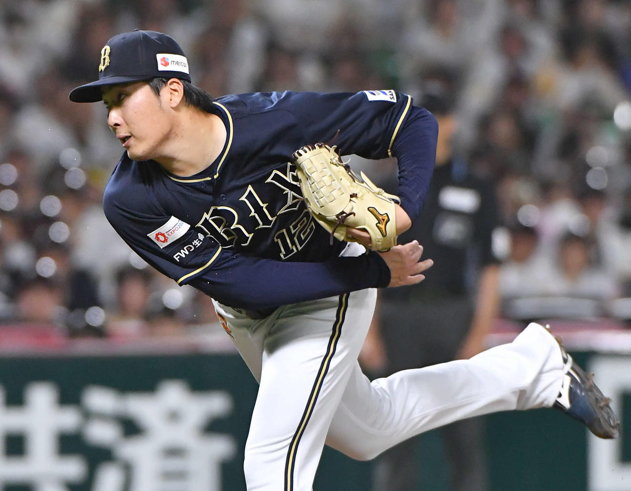 オリックス東晃平（2024年4月20日撮影）