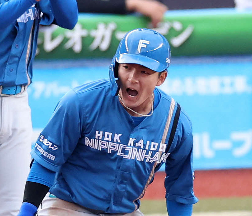 日本ハム水野達稀（2024年3月撮影）