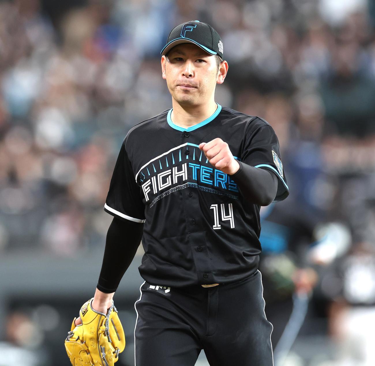 日本ハム加藤貴之（2024年4月21日撮影）