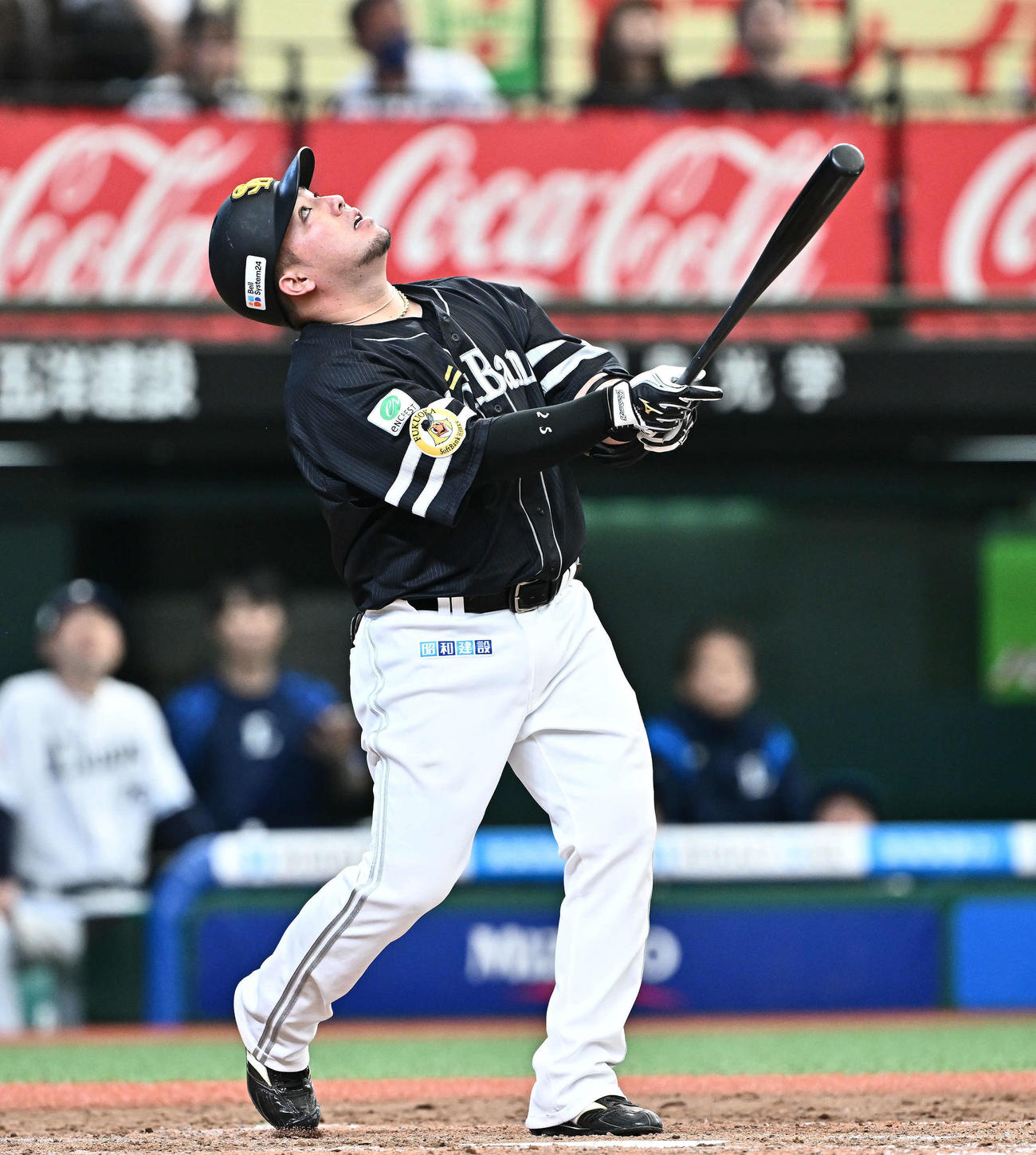 西武対ソフトバンク　9回表ソフトバンク1死、山川は捕邪飛に倒れる（撮影・滝沢徹郎）