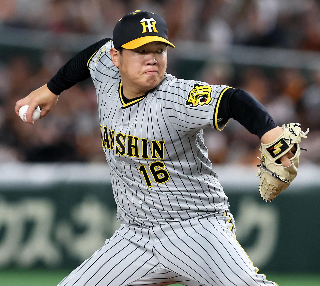 巨人対阪神　巨人戦に先発する西勇（撮影・加藤哉）
