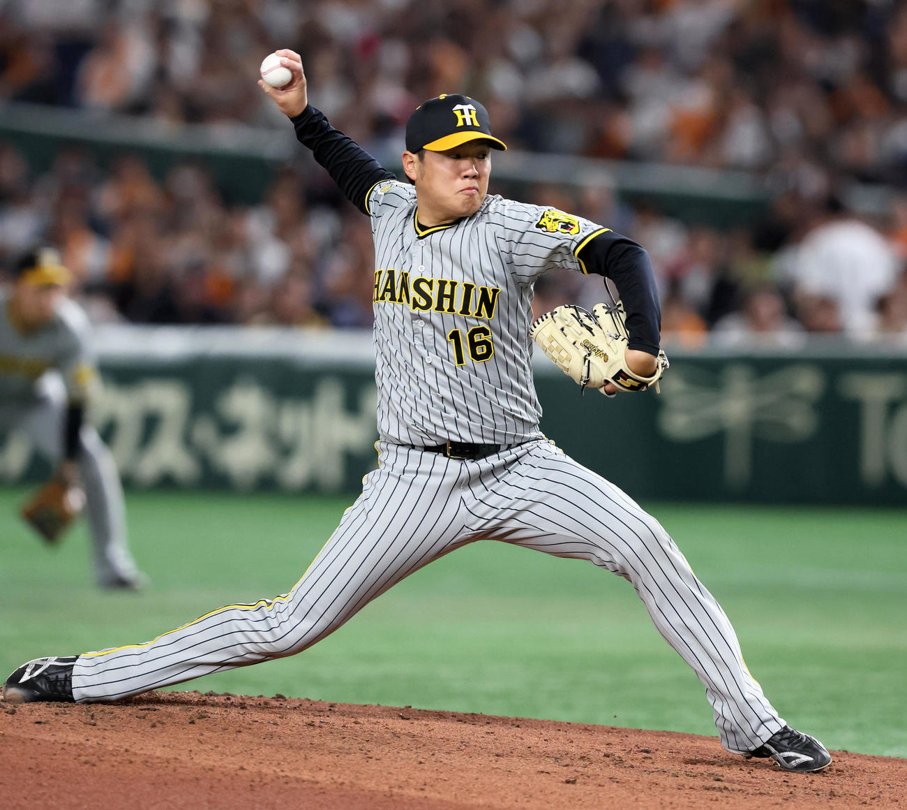 巨人対阪神　巨人戦に先発する西勇（撮影・加藤哉）