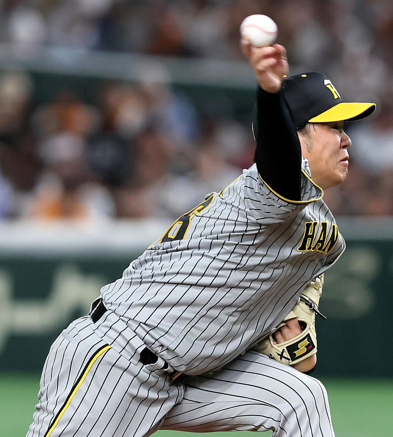 巨人対阪神　巨人戦に先発する西勇（撮影・加藤哉）