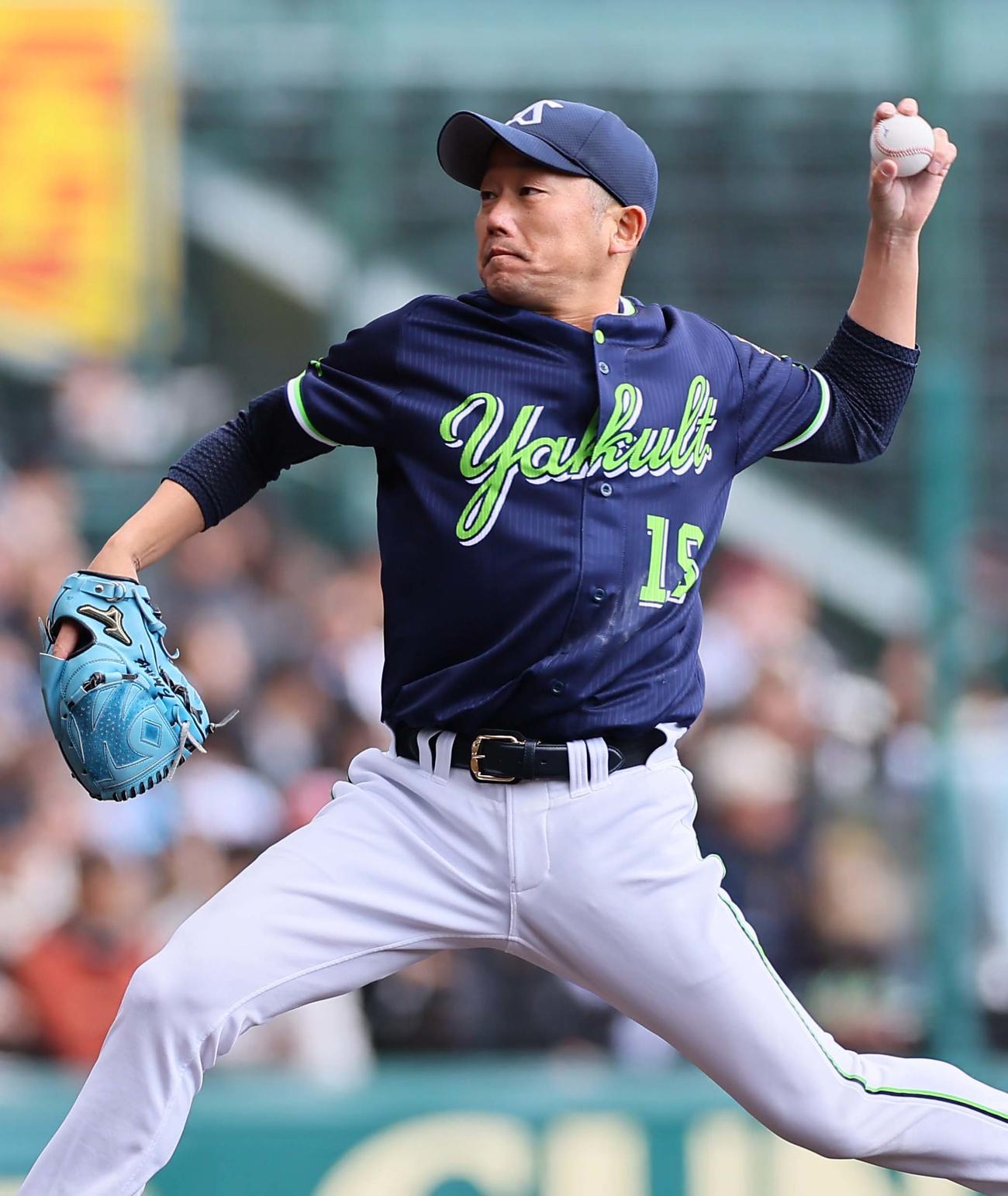 ヤクルト石川雅規（2024年3月撮影）