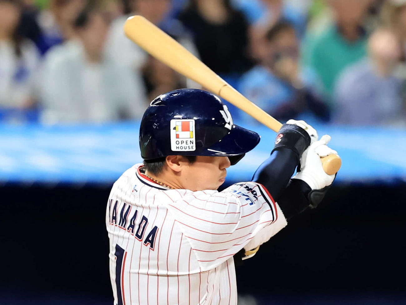 ヤクルト山田哲人（2024年5月4日撮影）