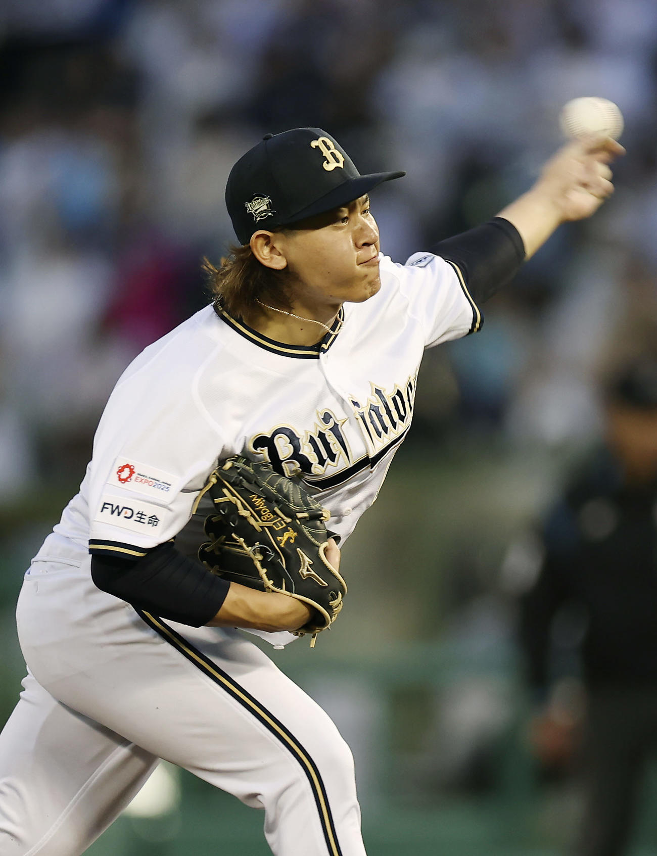 オリックス宮城大弥（24年4月30日撮影）
