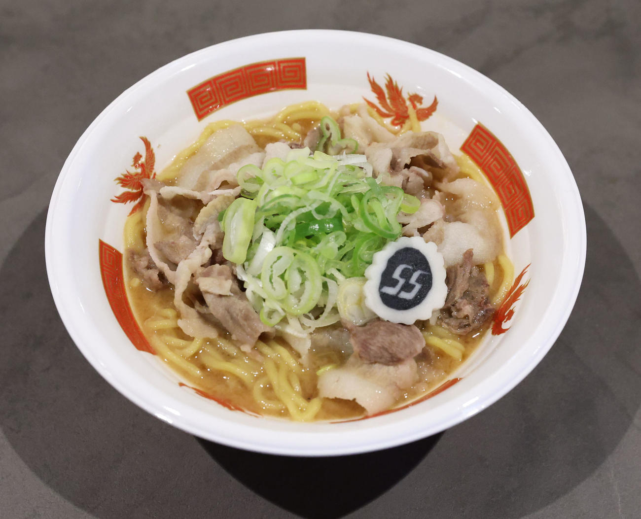 フジヤマ55の「肉みそラーメン」（撮影・佐藤翔太）