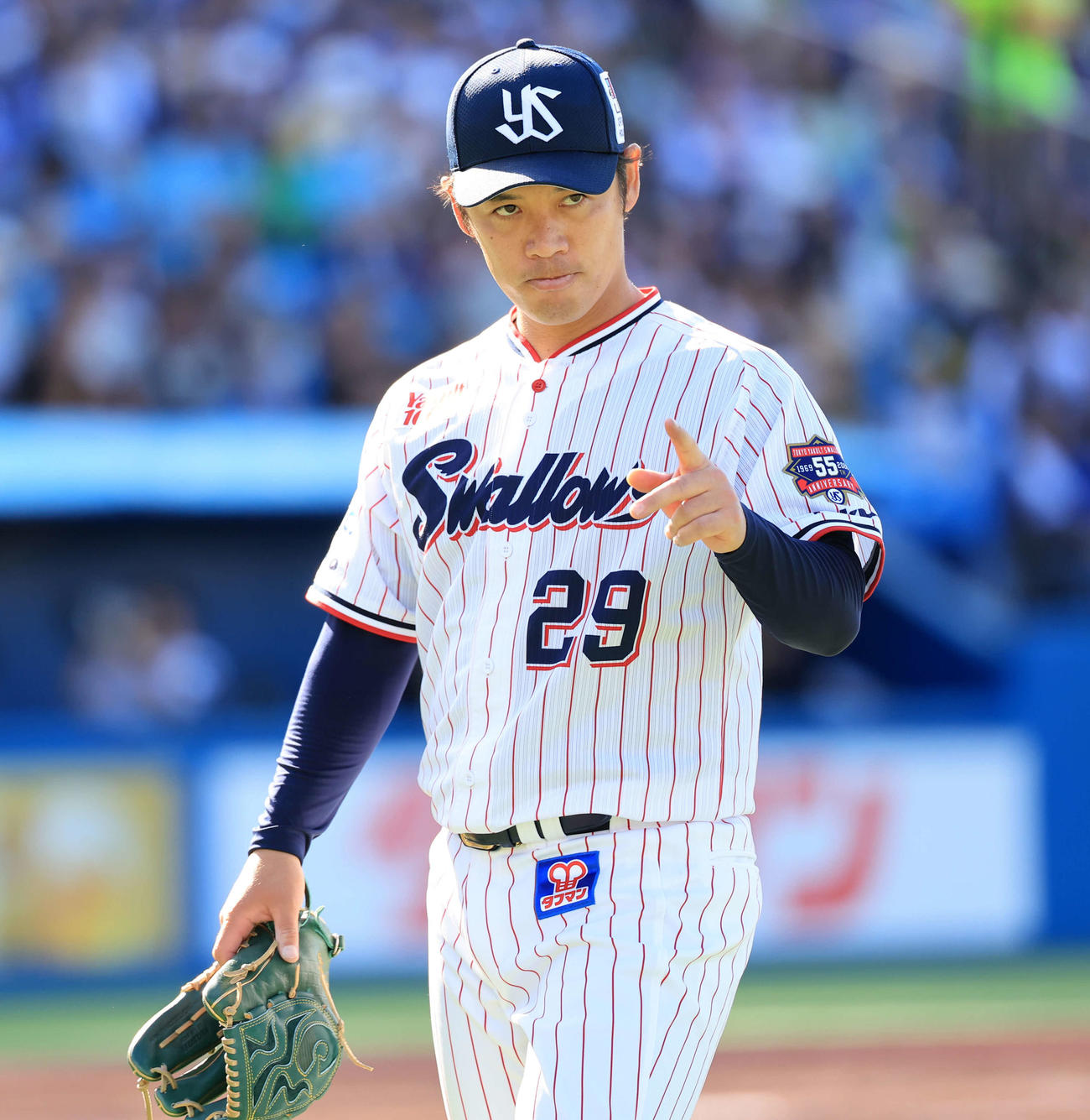 ヤクルト小川泰弘（2024年5月3日撮影）