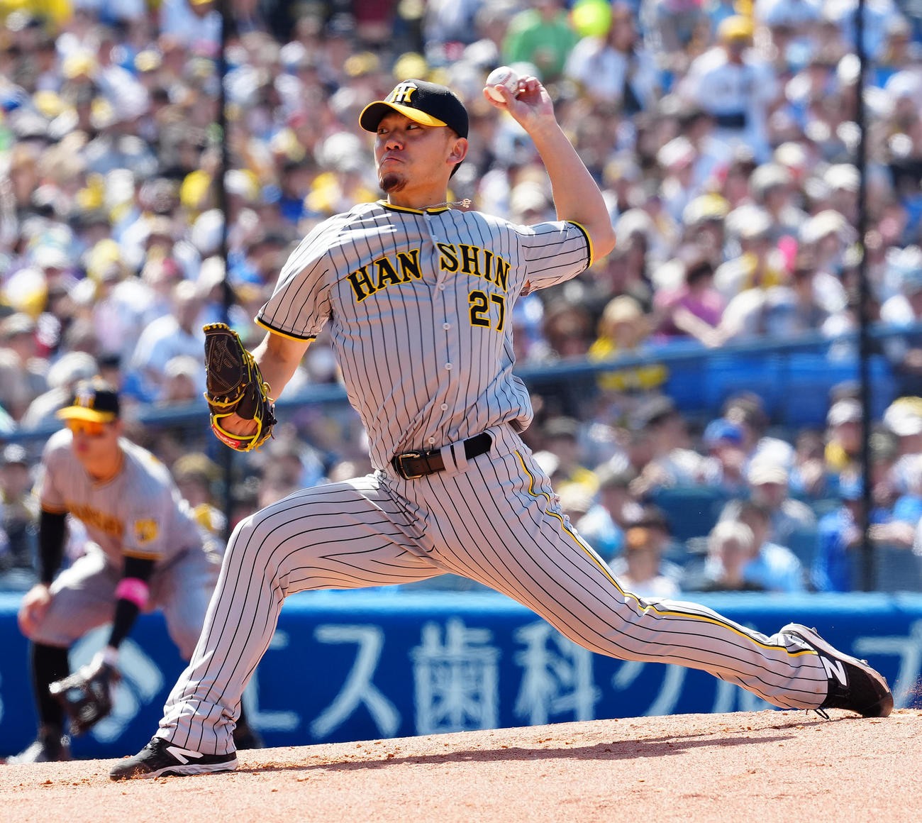 DeNA対阪神　阪神の先発伊藤将（撮影・たえ見朱実）