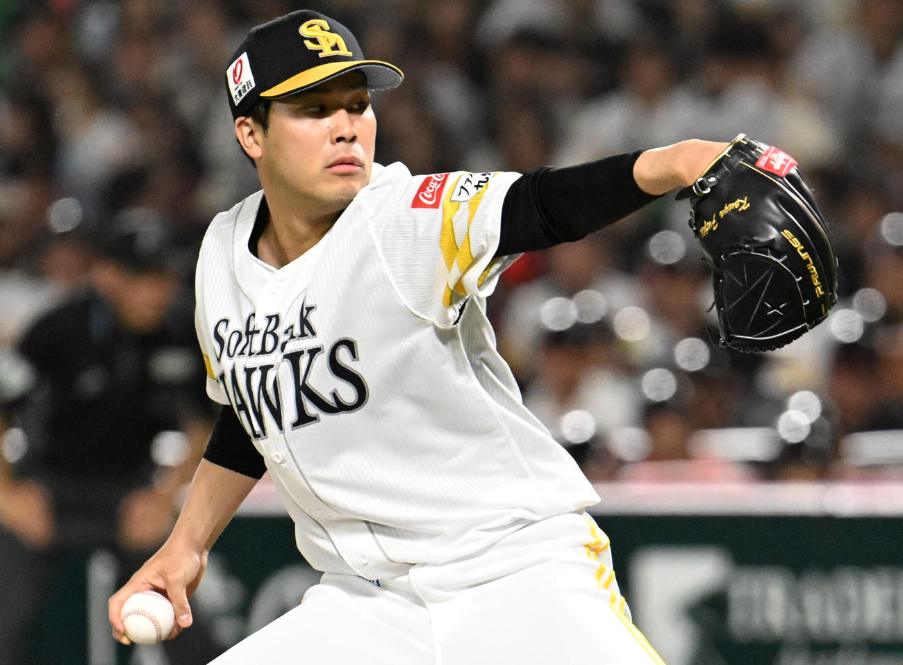 ソフトバンク藤井皓哉（2024年5月1日撮影）